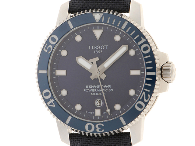 TISSOT ティソ Tスポーツ シースター1000 自動巻 オート ブルー TISSOT