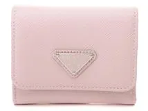 PRADA プラダ トライアングル財布 ピンク サフィアーノ 1MH043 PRADA プラダ トライアングル財布 ピンク サフィアーノ 1MH043