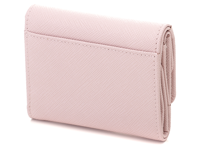 PRADA プラダ トライアングル財布 ピンク サフィアーノ 1MH043 PRADA プラダ トライアングル財布 ピンク サフィアーノ 1MH043