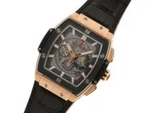 HUBLOT　ウブロ　601.OM.0183.LR　スピリット・オブ・ビッグバン　キングゴールド/セラミック　スケルトン　クロノグラフ　メンズ　腕時計（2147300393390）【200】C