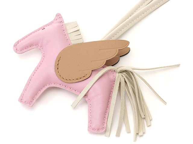 HERMES エルメス ロデオペガサスチャームPM モーヴシルベストル クレ チャイ Z刻印(2021年頃製造)【431】2147300395035