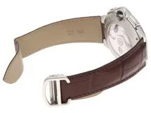 Cartier　カルティエ　時計　バロンブルー ドゥ カルティエ　W6920052　メンズ　自動巻き　SS/レザー　黒文字盤【431】2147300395875