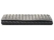 BOTTEGA　VENETA　ボッテガ・ヴェネタ　イントレチャートコンチネンタルウォレット　ネイビーレザー　長財布M51334　2147200514895　【205】
