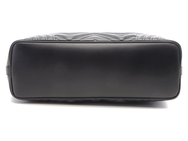 GUCCI グッチ GGマーモント トートバッグ ブラック キルティングレザー 739684【430】2147300396384