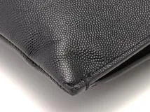 SAINT LAURENT　サンローラン　クラッチバッグ　ブラック　レザー　378261　2147300396506【437】