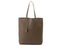 SAINT LAURENT　サンローラン　ボールド　ショッピングバッグ　ブラウン　カーフ【434】2147300397527