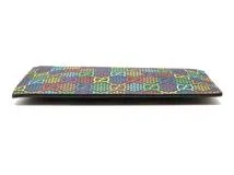 GUCCI　グッチ　GGサイケデリック　クラッチバッグ　マルチカラー　ブラック　PVC/レザー【433】2147300399347
