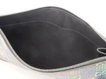 GUCCI　グッチ　GGサイケデリック　クラッチバッグ　マルチカラー　ブラック　PVC/レザー【433】2147300399347