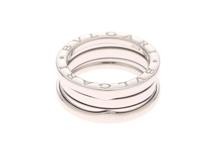 BVLGARI　ブルガリ　B-zero1　リング　K18ホワイトゴールド　#50　約8.3g【433】2147300399941