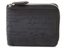 Berluti　ベルルッティ　イタウバスクエア　ジップウォレット　ネイビー　ヴェネチアレザー　2147300401217　【437】