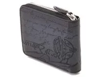 Berluti　ベルルッティ　イタウバスクエア　ジップウォレット　ネイビー　ヴェネチアレザー　2147300401217　【437】