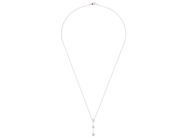 Ponte Vecchio　ポンテヴェキオ　貴金属・宝石　ネックレス　K18ホワイトゴールド　ダイヤモンド0.70カラット　約4.2g 　約49cm　2147300101859　【205】