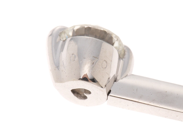 Ponte Vecchio　ポンテヴェキオ　貴金属・宝石　ネックレス　K18ホワイトゴールド　ダイヤモンド0.70カラット　約4.2g 　約49cm　2147300101859　【205】