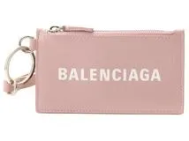 BALENCIAGA ピンク コインケース BALENCIAGA バレンシアガ ネックストラップ付 フラグメント