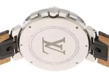 LOUIS VUITTON　ルイ・ヴィトン　タンブールムーンスターGM　Q8D10Z　SS　アリゲーター　クォーツ　メンズ　クォーツ2147300405567【432】