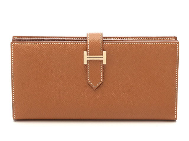 他の人はこちらも検索 HERMES エルメス 長財布 ベアンスフレ ヴォーエプソン ゴールド 小物