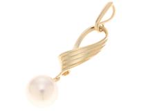 MIKIMOTO　ミキモト　K18　トップ　P　パール　真珠　約1.6g　2147300407387【208】