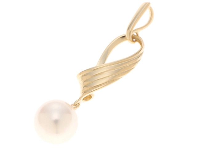 MIKIMOTO ミキモト K18 トップ P パール 真珠 約1.6g