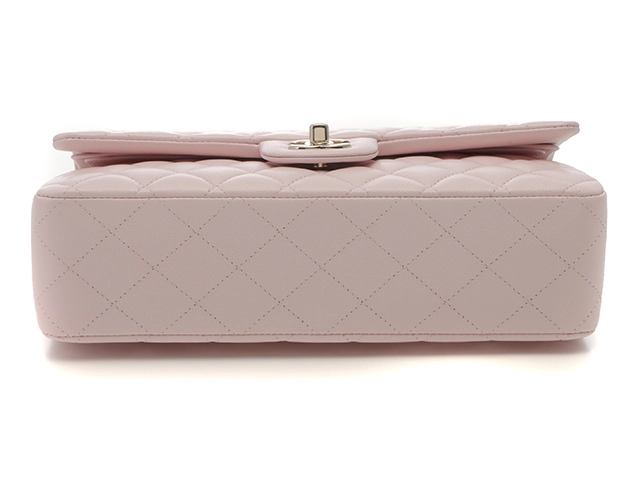 CHANEL　シャネル　マトラッセWフラップ25　A01112　Wチェーンショルダー　ピンク/GP　キャビアスキン　2147300407844【207】