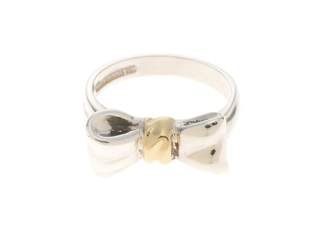 TIFFANY＆CO ティファニー ボウR/SV/YG/4.4g/#9【471】N の購入