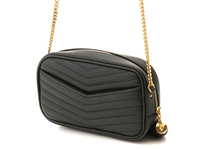 SAINT LAURENT フリンジ付きポンチョ SAINT LAURENT サンローラン ルー フリンジ付きミニチェーン