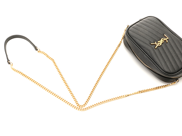 SAINT LAURENT フリンジ付きポンチョ SAINT LAURENT サンローラン ルー フリンジ付きミニチェーン