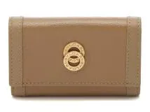 BVLGARI ブルガリ ドッピオトンド 6連キーケース ブラウン