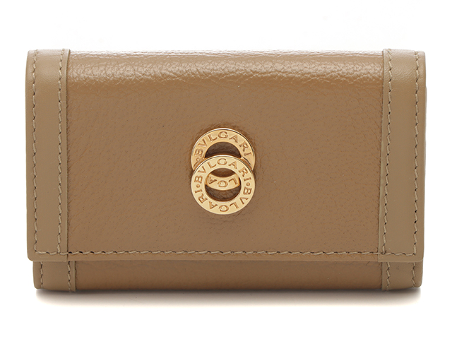 美品　付属品完備✨ブルガリ　6連　キーケース　ビーゼロワン　RFID　黒　現行 BVLGARI ブルガリ ドッピオトンド 6連キーケース ブラウン