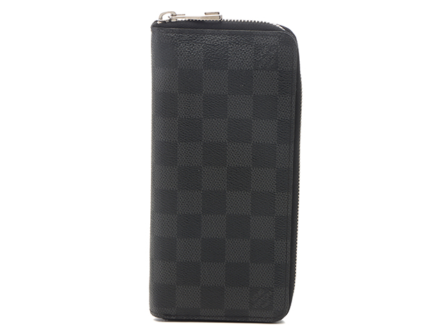 【新品近い】ルイヴィトンダミエグラフィットヴェルディカルジッピーウォレット LOUIS VUITTON ルイヴィトン ジッピーウォレット・ヴェル