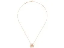 Van Cleef & Arpels ヴァン クリーフ&アーペル フリヴォル スモールネックレス VCARP6L400 K18PG/ダイヤモンド/ピンクサファイア 2022年正規品【472】SJ
