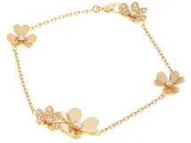 Van Cleef & Arpels ヴァンクリーフ&アーペル フリヴォル ブレスレット 5フラワー VCARP3W400 K18イエローゴールド ダイヤモンド 2022年正規品【472】SJ