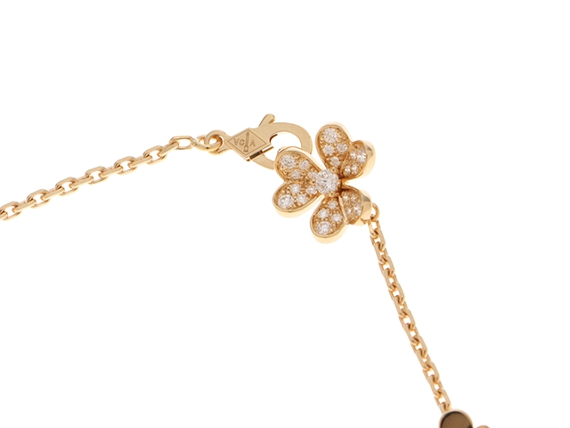 Van Cleef & Arpels ヴァンクリーフ&アーペル フリヴォル ブレスレット 5フラワー VCARP3W400 K18イエローゴールド ダイヤモンド 2022年正規品【472】SJ