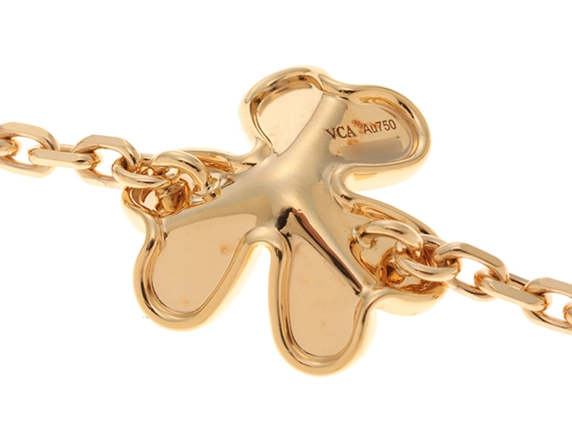 Van Cleef & Arpels ヴァンクリーフ&アーペル フリヴォル ブレスレット 5フラワー VCARP3W400 K18イエローゴールド ダイヤモンド 2022年正規品【472】SJ