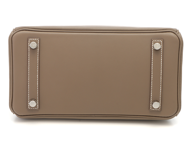 HERMES エルメス バーキン25 ヴォー・スイフト エトゥープ/SV