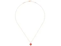 Van Cleef & Arpels　ヴァン クリーフ&アーペル　スウィートアルハンブラ  　ネックレス　K18ピンクゴールド　カーネリアン  　2.8g  　2147300411964【432】