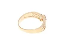 JEWELRY ジュエリー リング K18 ルビー ダイヤモンド0.10ct 約2.7g 11