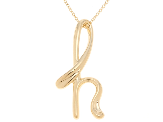 TIFFANY&CO ティファニー レター ネックレス K18 ゴールド 3.2g 2147300413524 【471】L