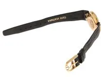 Christian Dior ディオール バギラ 46-153 GP/レザーベルト ブラック文字盤 クォーツ 【460】2147300413678