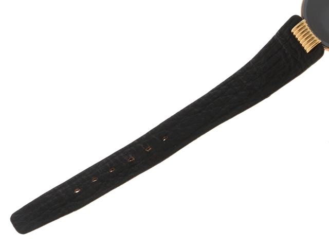 Christian Dior ディオール バギラ 46-153 GP/レザーベルト ブラック文字盤 クォーツ 【460】2147300413678