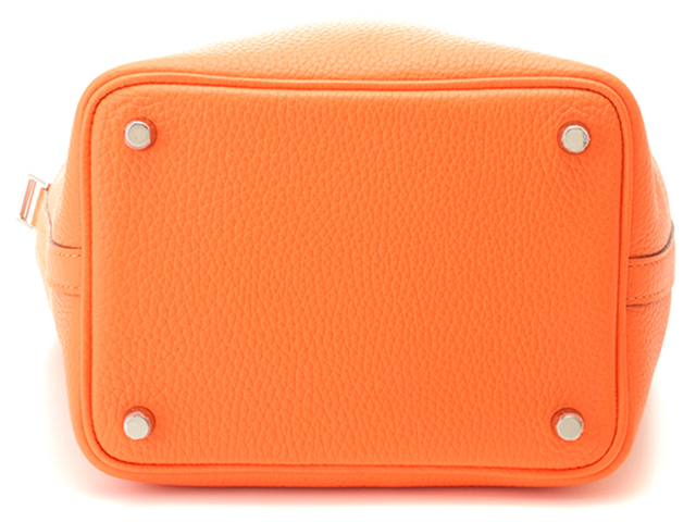 HERMES エルメス ピコタンロックPM エクラ オレンジミニアン