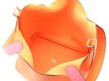 HERMES　エルメス　ピコタンロックPM　エクラ　オレンジミニアン　ローズアザレ　シルバー金具　W刻印(2024年頃製造）【471】I