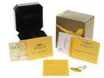 BREITLING ブライトリング 腕時計 2000年並行品 オールドナビタイマー A13322/A142B02LBA スティール/ラバー ブラック文字盤 自動巻き【472】SJ