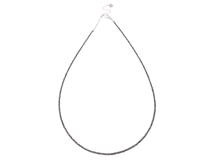JEWELRY　ノンブランドジュエリー　貴金属・宝石　ネックレス　K18ホワイトゴールド　ブラックダイア約20.00ct　約5.0g　2147300416440　【205】