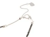 JEWELRY　ノンブランドジュエリー　貴金属・宝石　ネックレス　K18ホワイトゴールド　ブラックダイア約20.00ct　約5.0g　2147300416440　【205】