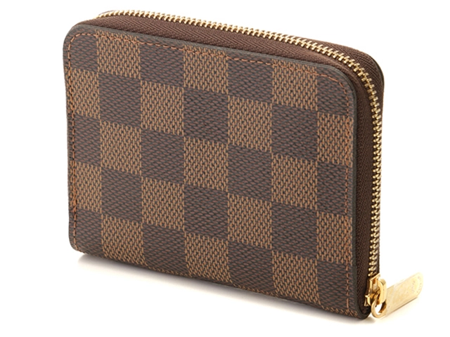 LOUIS VUITTON ルイ・ヴィトン ジッピー･コインパース 小銭入れ N63070 ダミエ エベヌ 【460】2147300417331