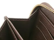 LOUIS VUITTON ルイ・ヴィトン ジッピー･コインパース 小銭入れ N63070 ダミエ エベヌ 【460】2147300417331