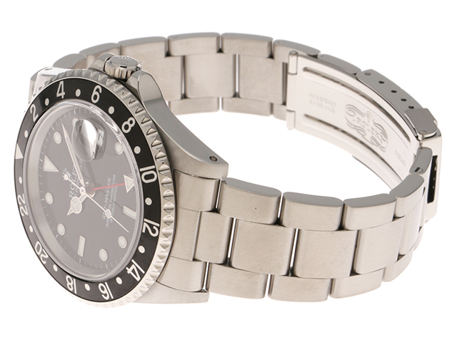 A番保証書有 ROLEX ロレックス 時計 GMTマスターⅠ 16700 ブラック文字