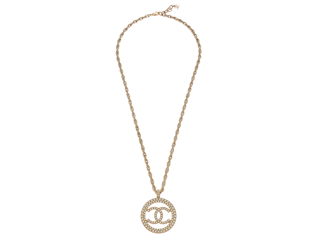 CHANEL シャネル ココマーク ネックレス GP フェイクパール【431