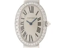 Cartier カルティエ 時計 レディース ベニュワールSM ダイヤベゼル WB520006 WG ホワイトゴールド【472】  の購入なら「質」の大黒屋（公式）