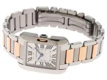Cartier カルティエ 時計 タンクアングレースSM W5310019 シルバー 